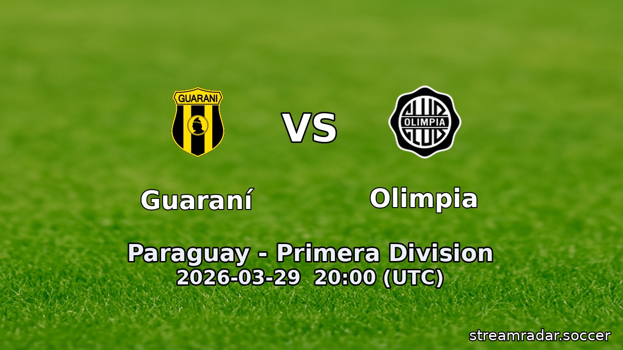 Guaraní vs Olimpia