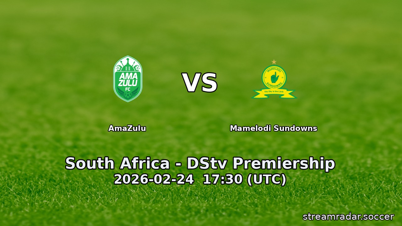 AmaZulu vs Mamelodi Sundowns