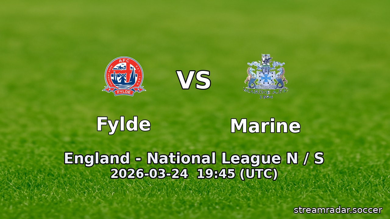 Fylde vs Marine