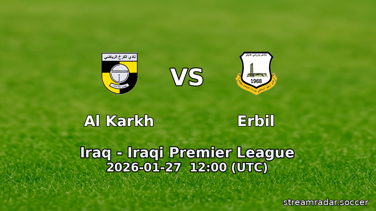 Al Karkh vs Erbil