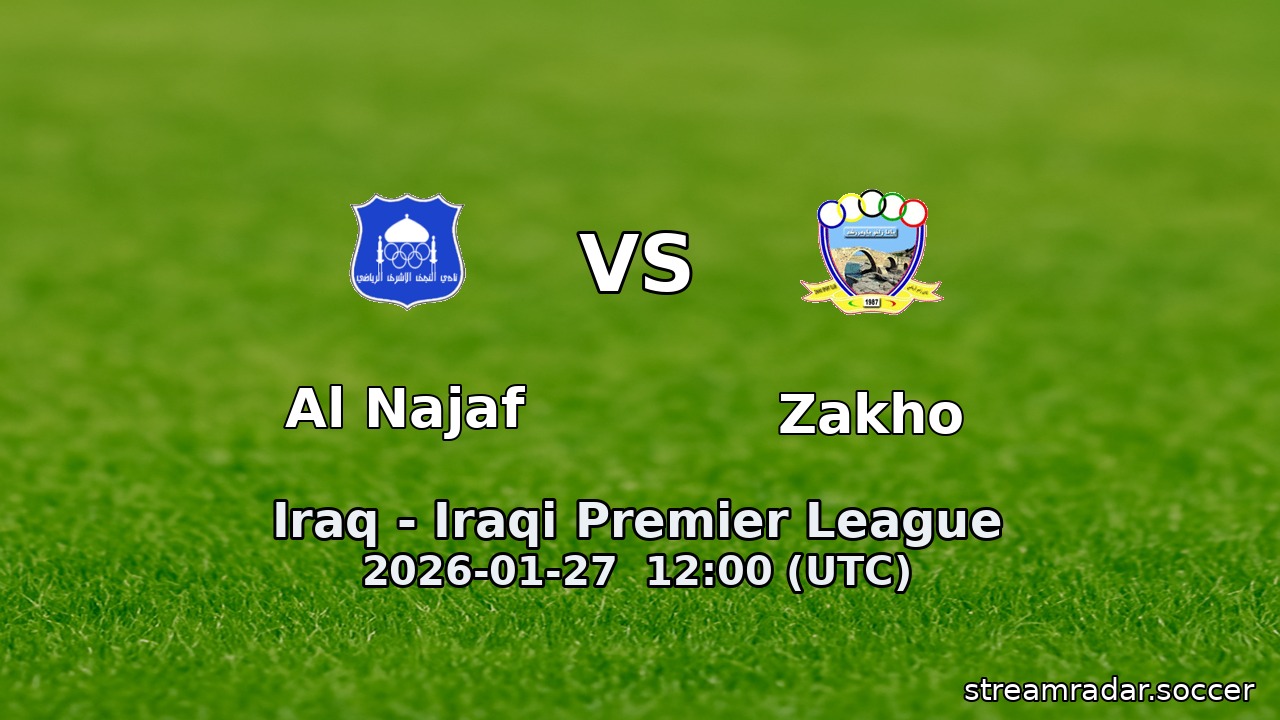 Al Najaf vs Zakho