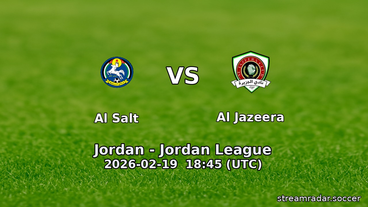 Al Salt vs Al Jazeera