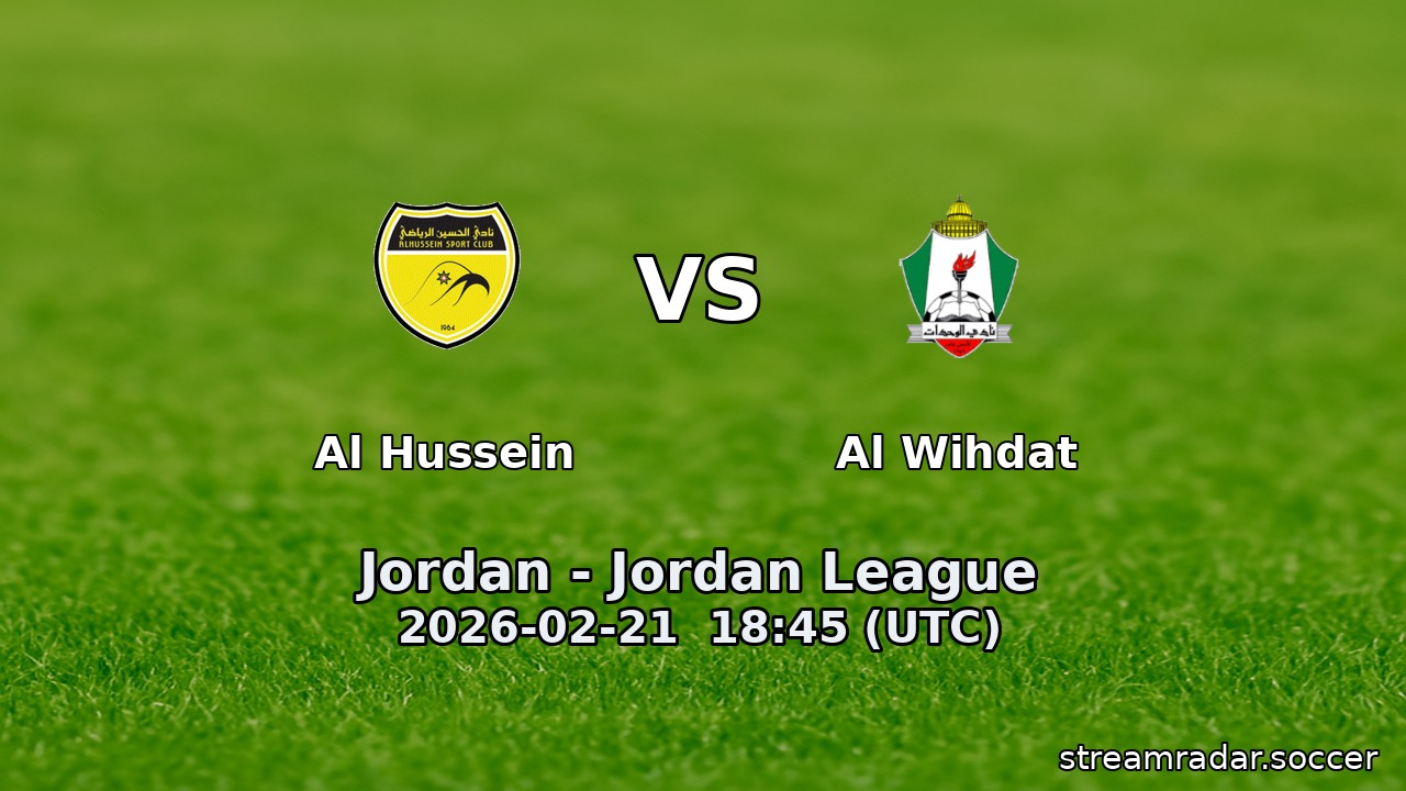 Al Hussein vs Al Wihdat