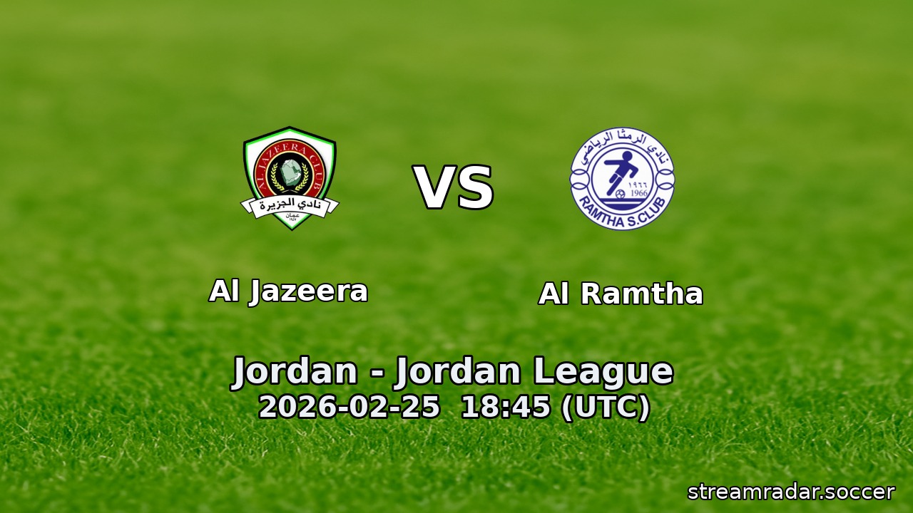 Al Jazeera vs Al Ramtha