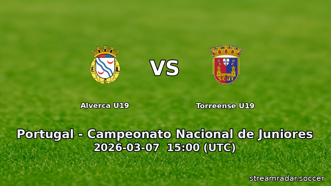Alverca U19 vs Torreense U19