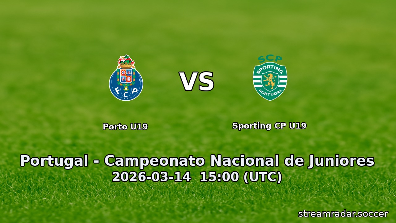 Porto U19 vs Sporting CP U19