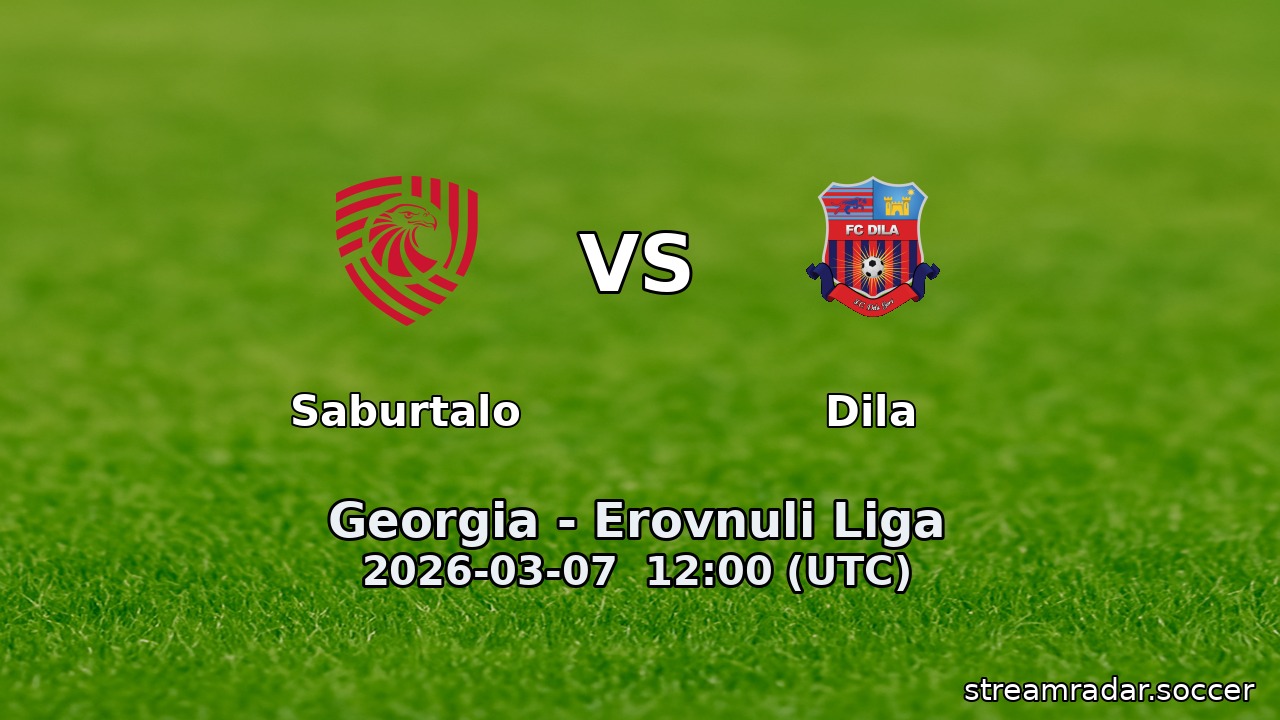 Saburtalo vs Dila