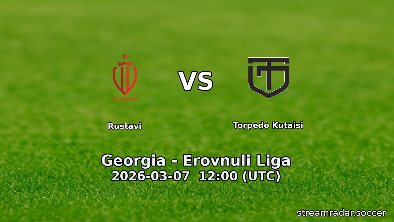 Rustavi vs Torpedo Kutaisi