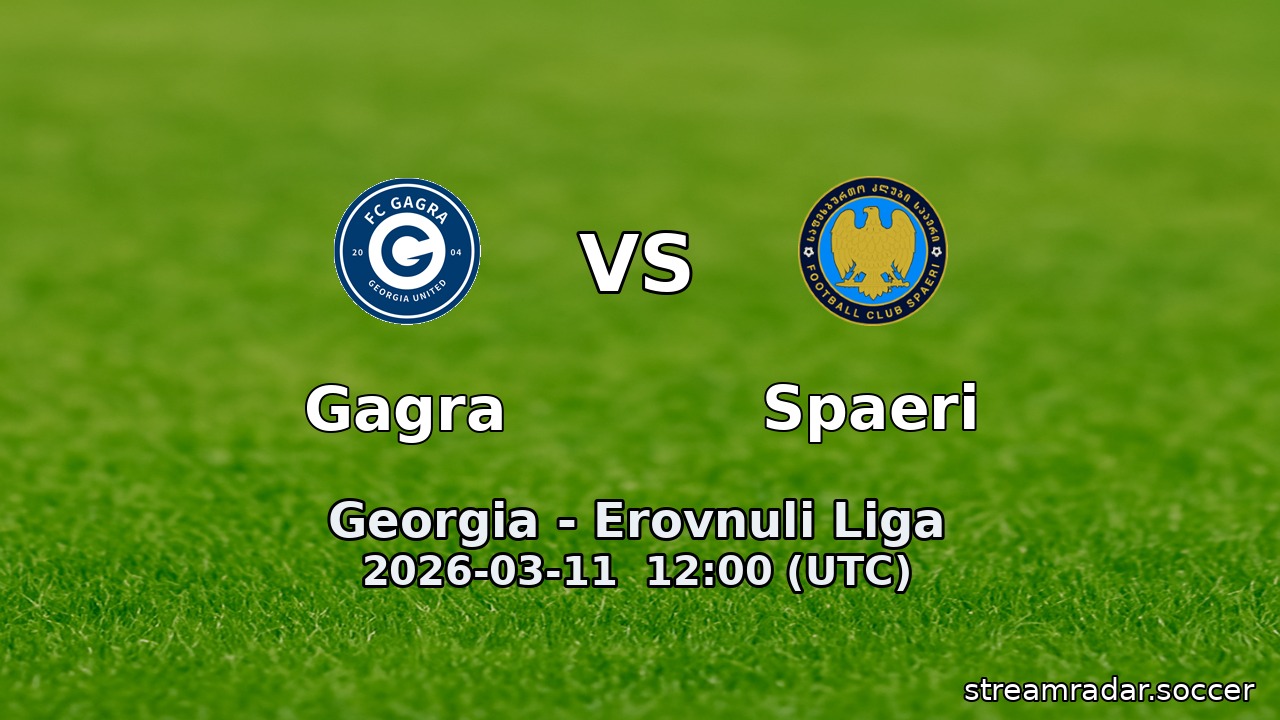 Gagra vs Spaeri