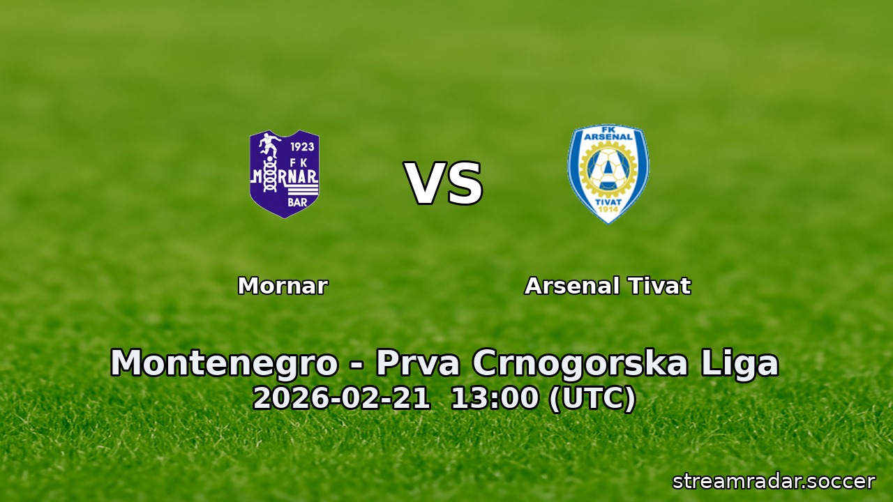 Mornar vs Arsenal Tivat