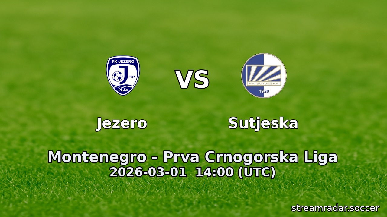 Jezero vs Sutjeska