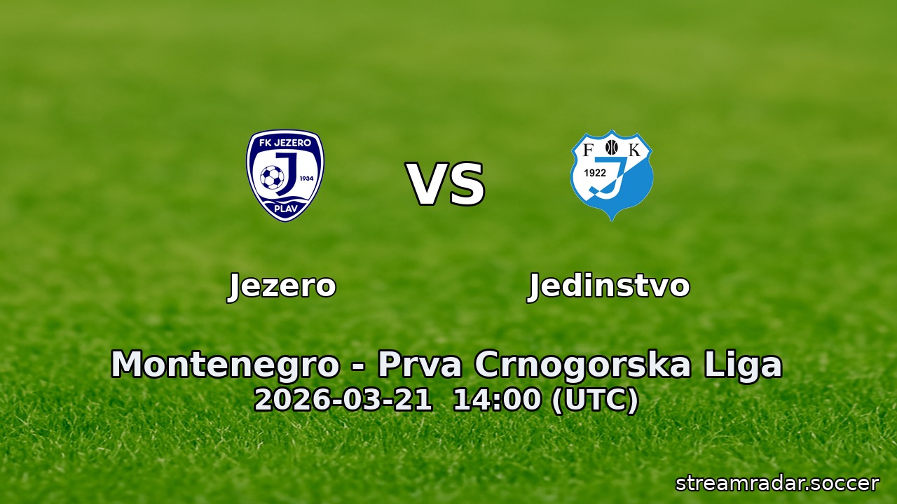 Jezero vs Jedinstvo