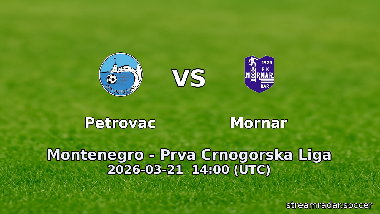 Petrovac vs Mornar