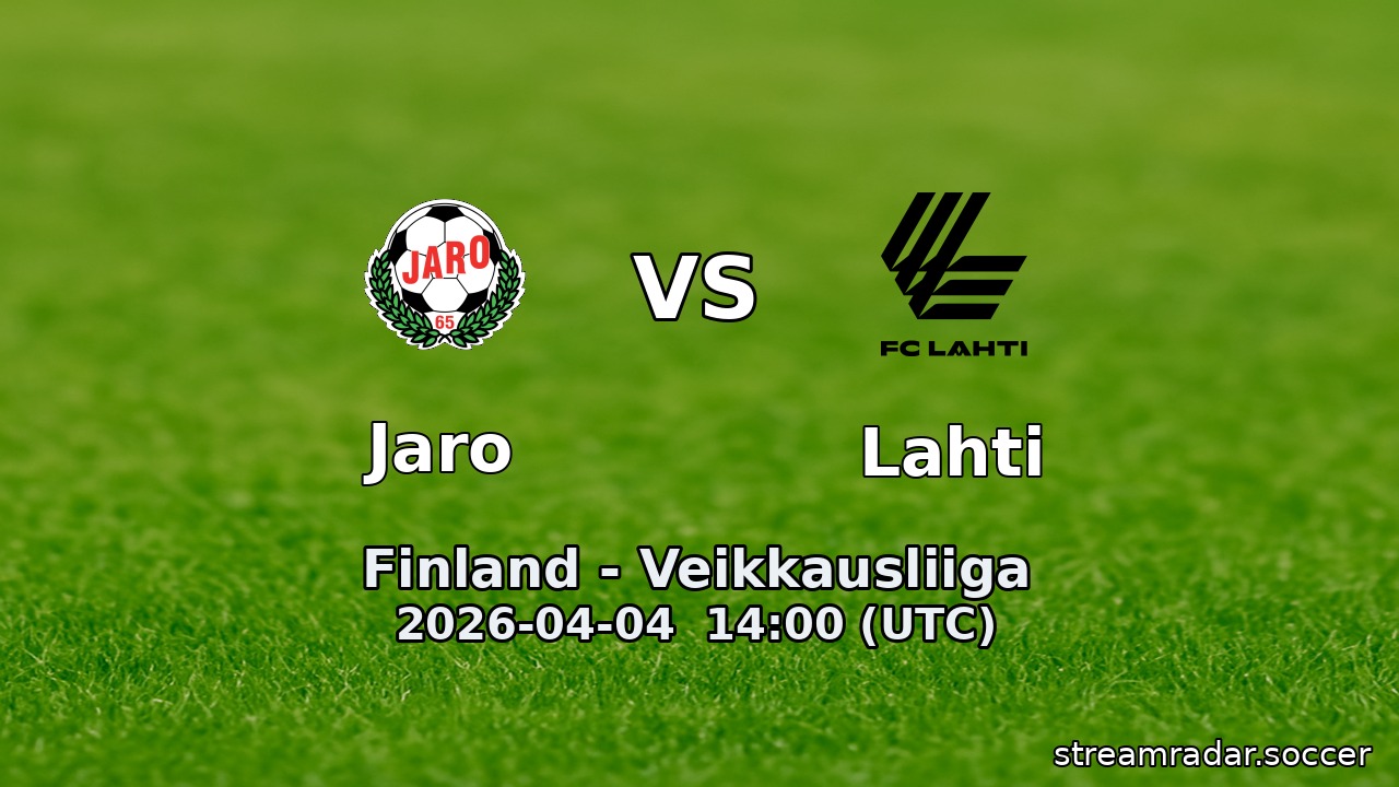 Jaro vs Lahti