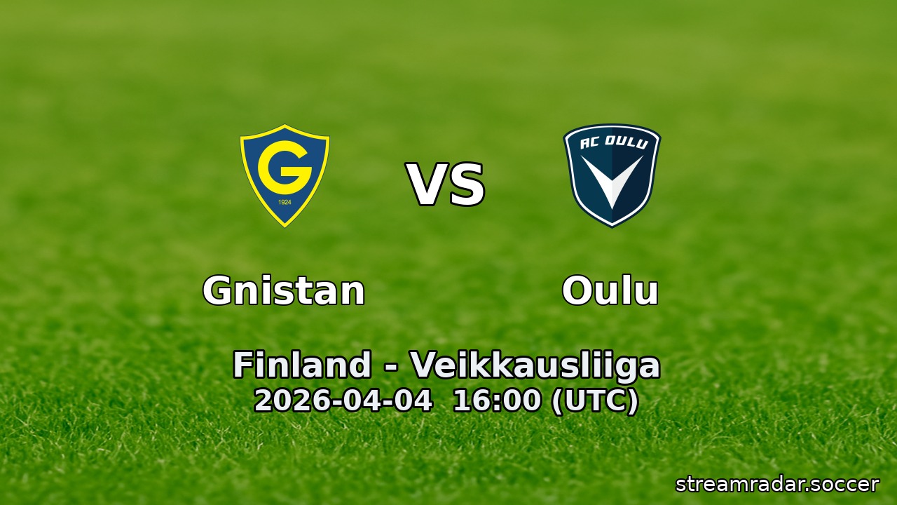 Gnistan vs Oulu