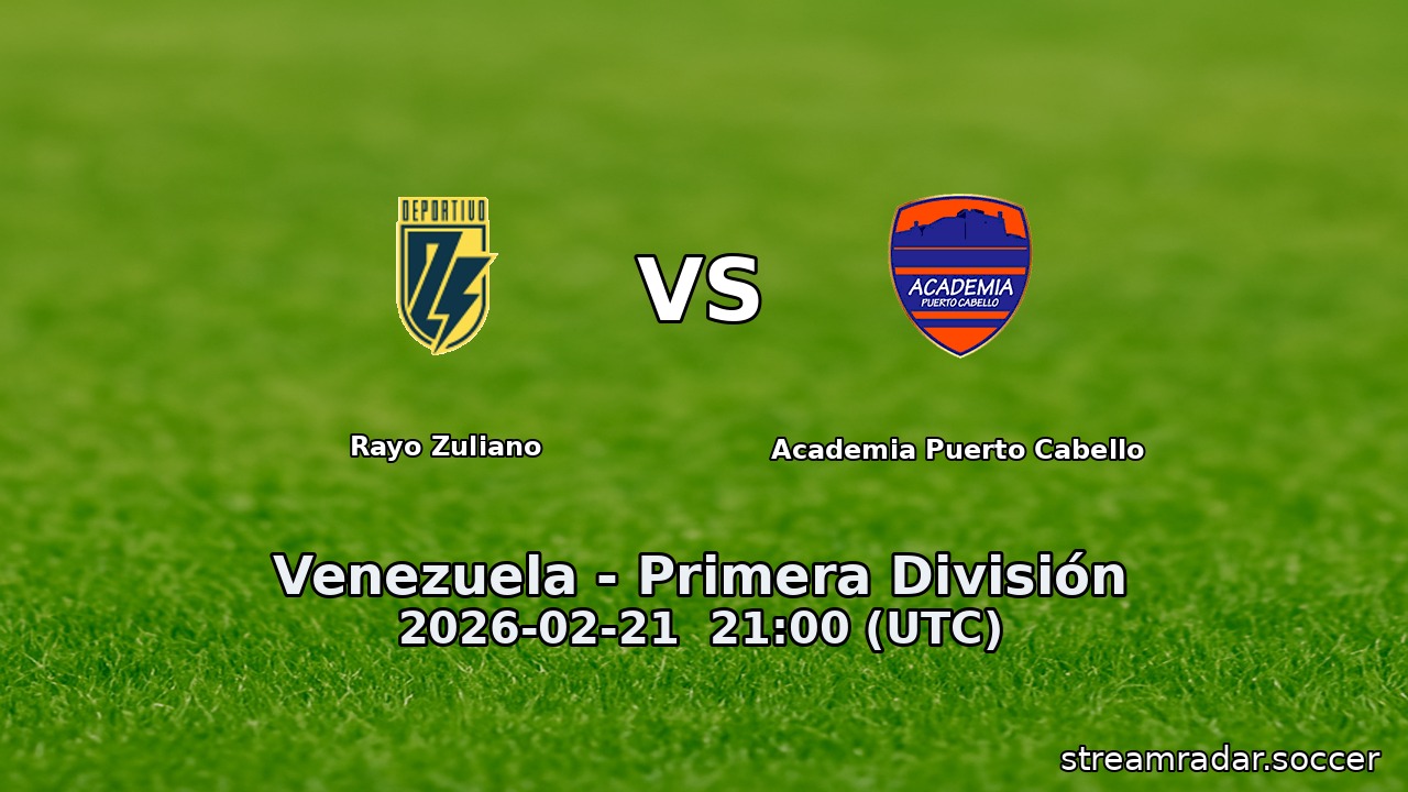 Rayo Zuliano vs Academia Puerto Cabello