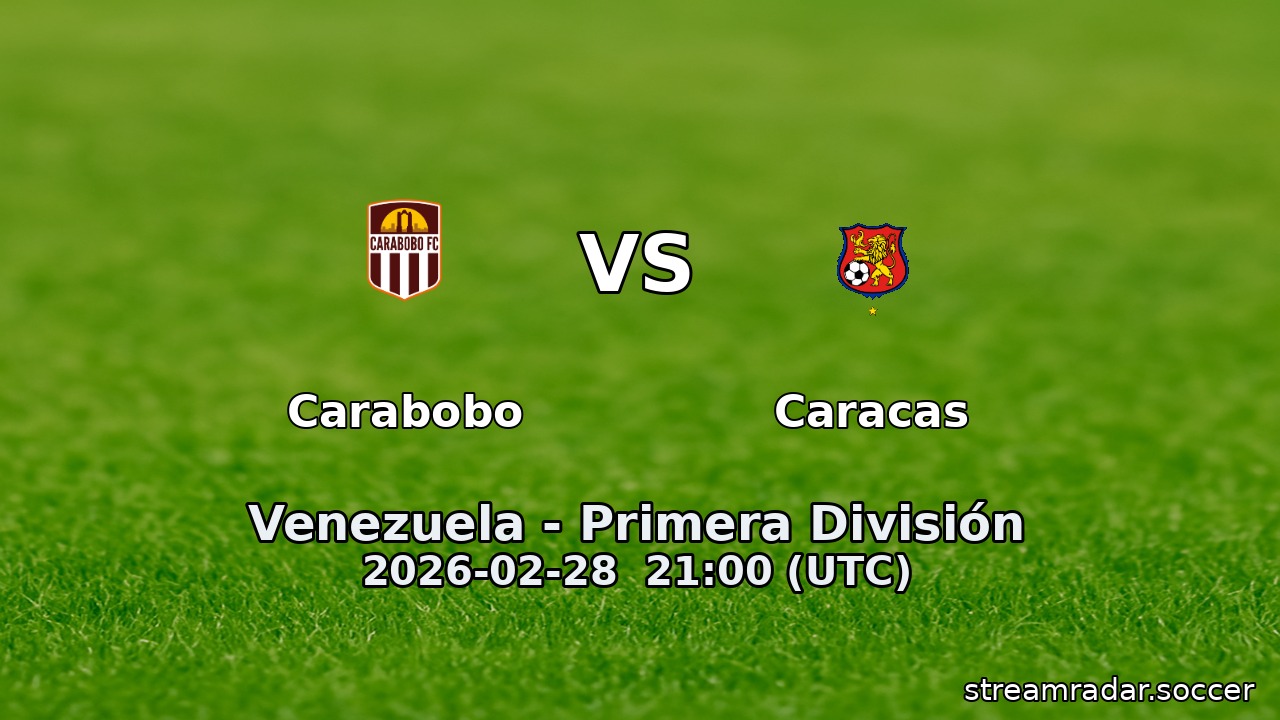 Carabobo vs Caracas
