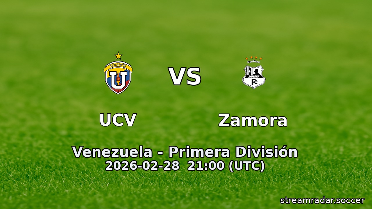 UCV vs Zamora