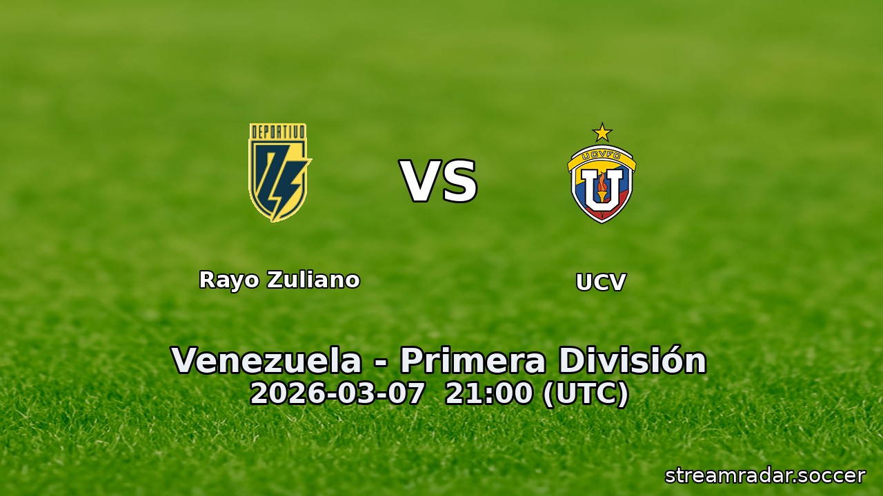 Rayo Zuliano vs UCV