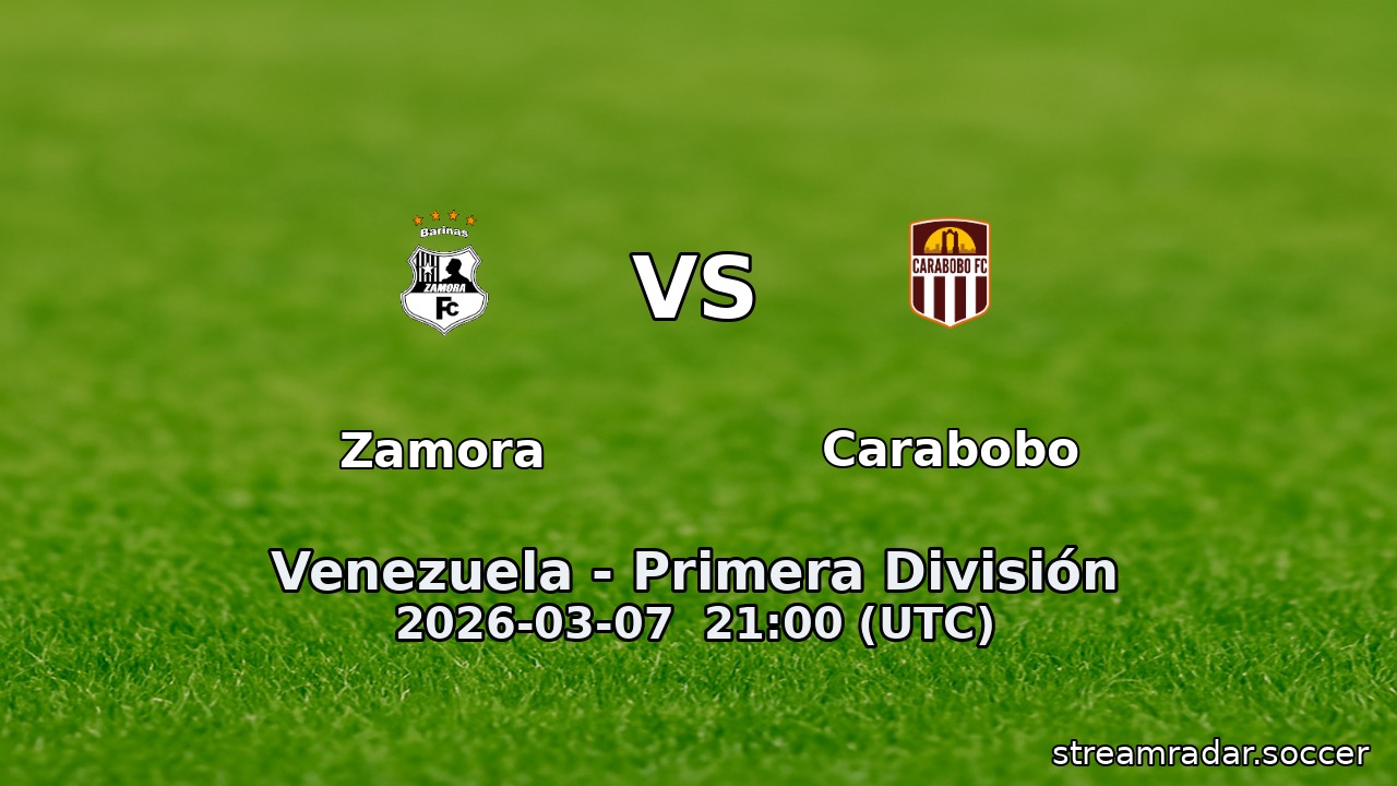 Zamora vs Carabobo