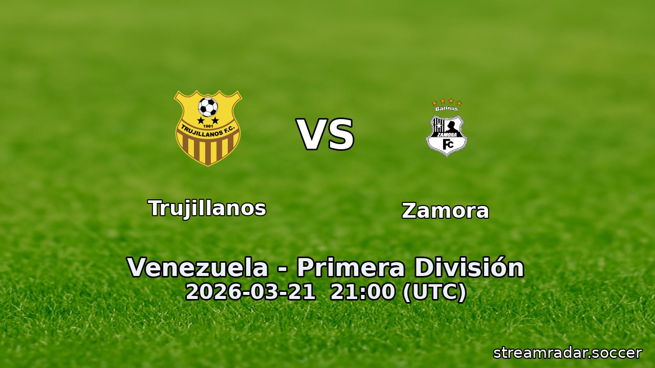 Trujillanos vs Zamora