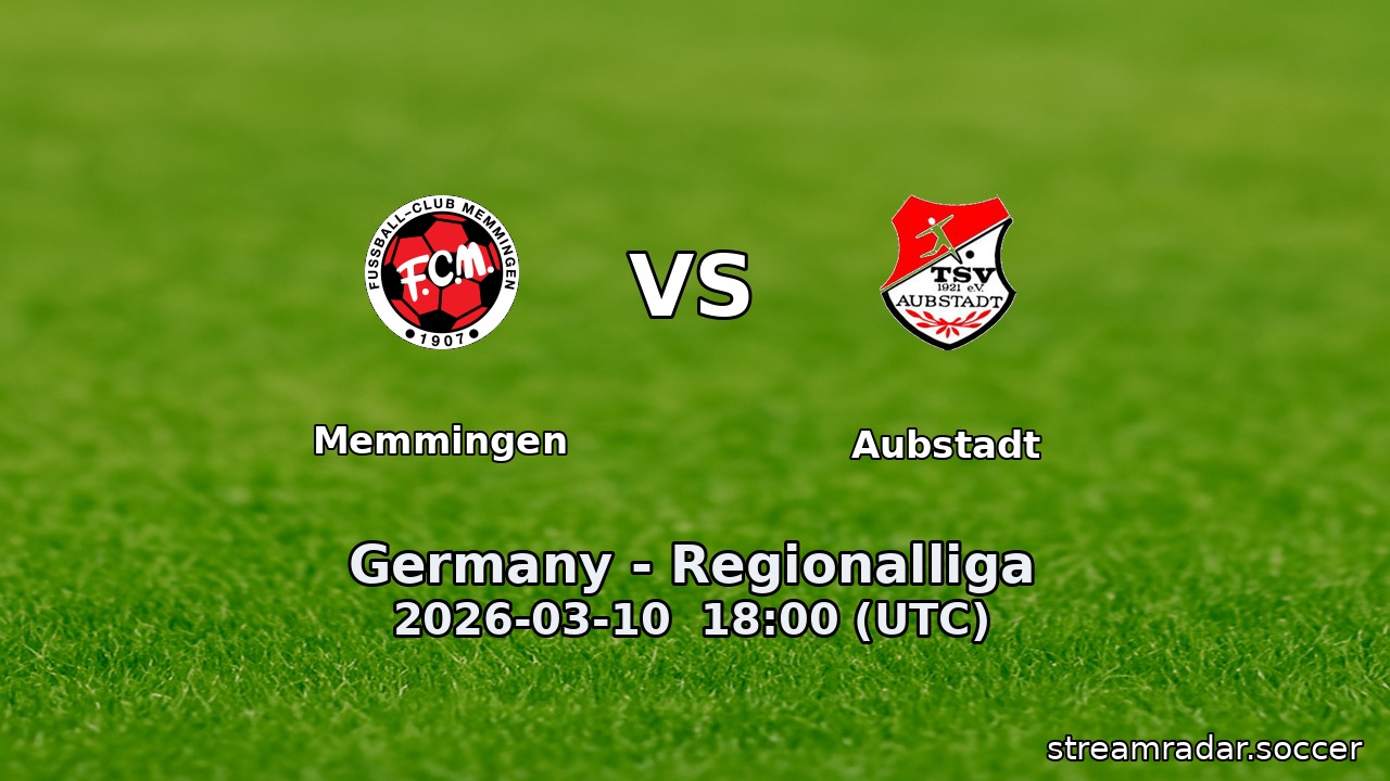 Memmingen vs Aubstadt