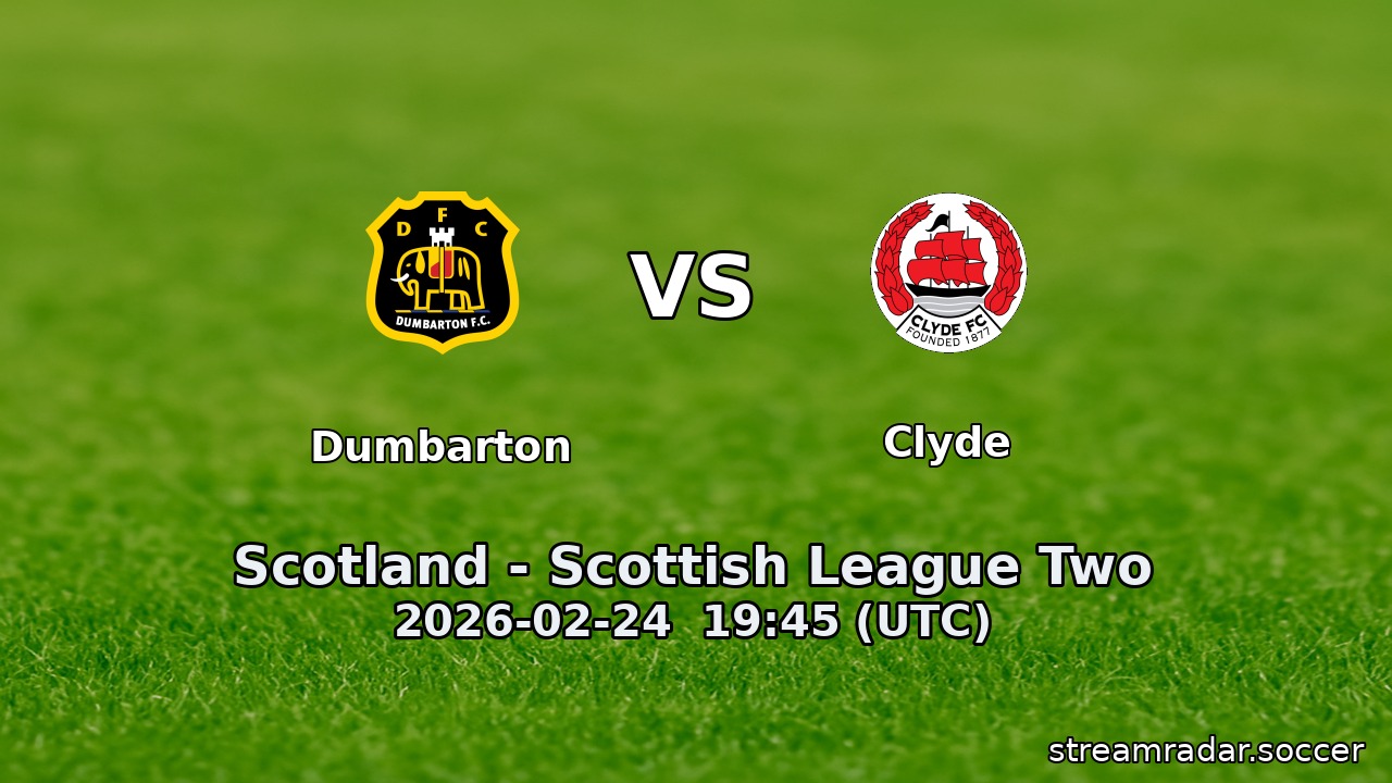 Dumbarton vs Clyde