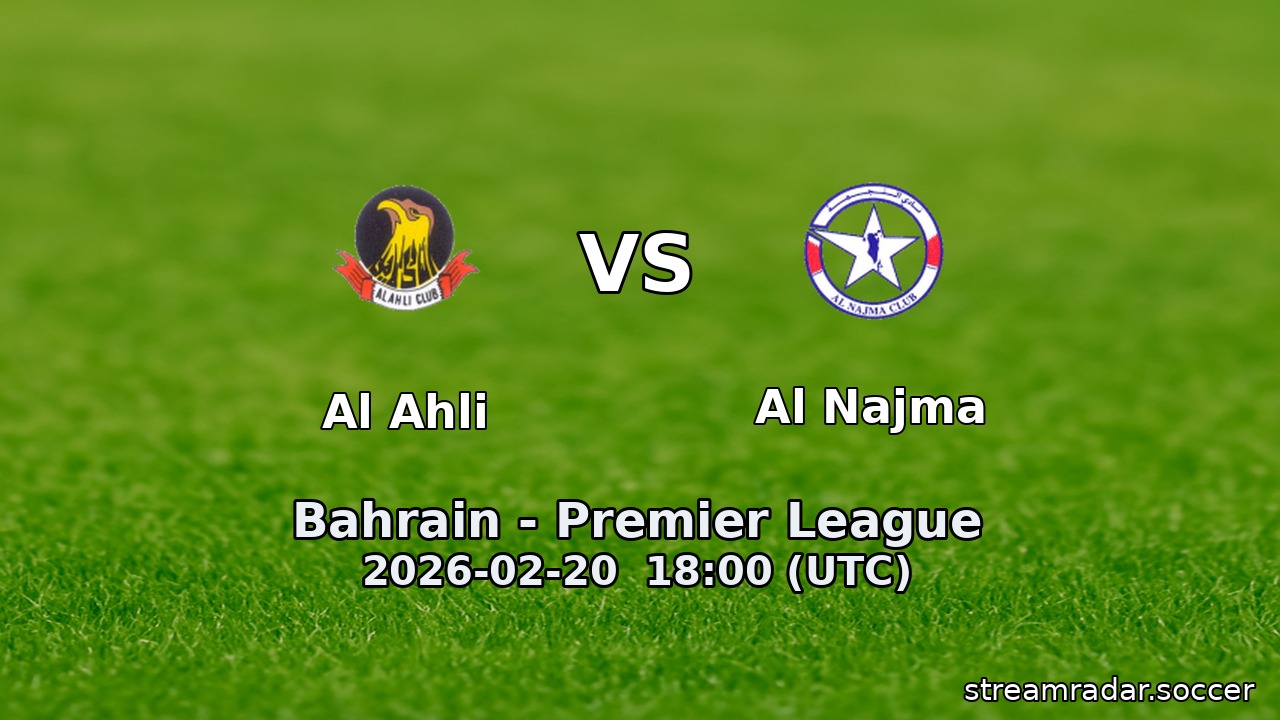 Al Ahli vs Al Najma