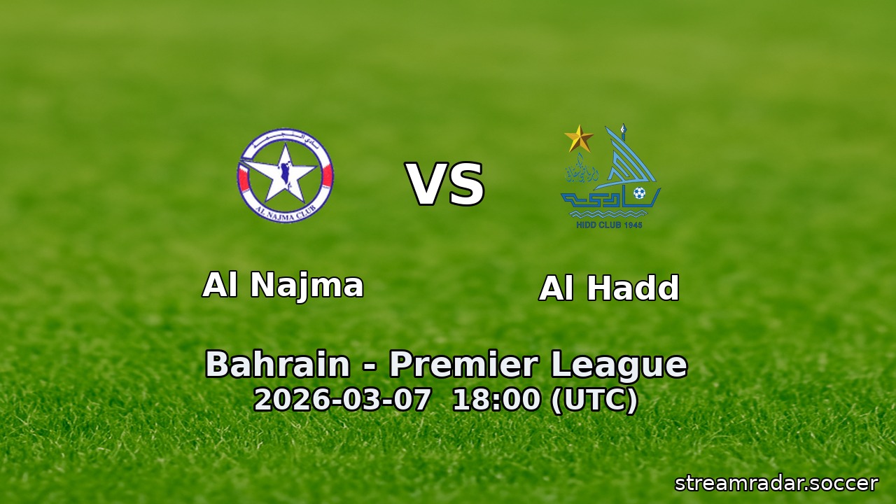 Al Najma vs Al Hadd