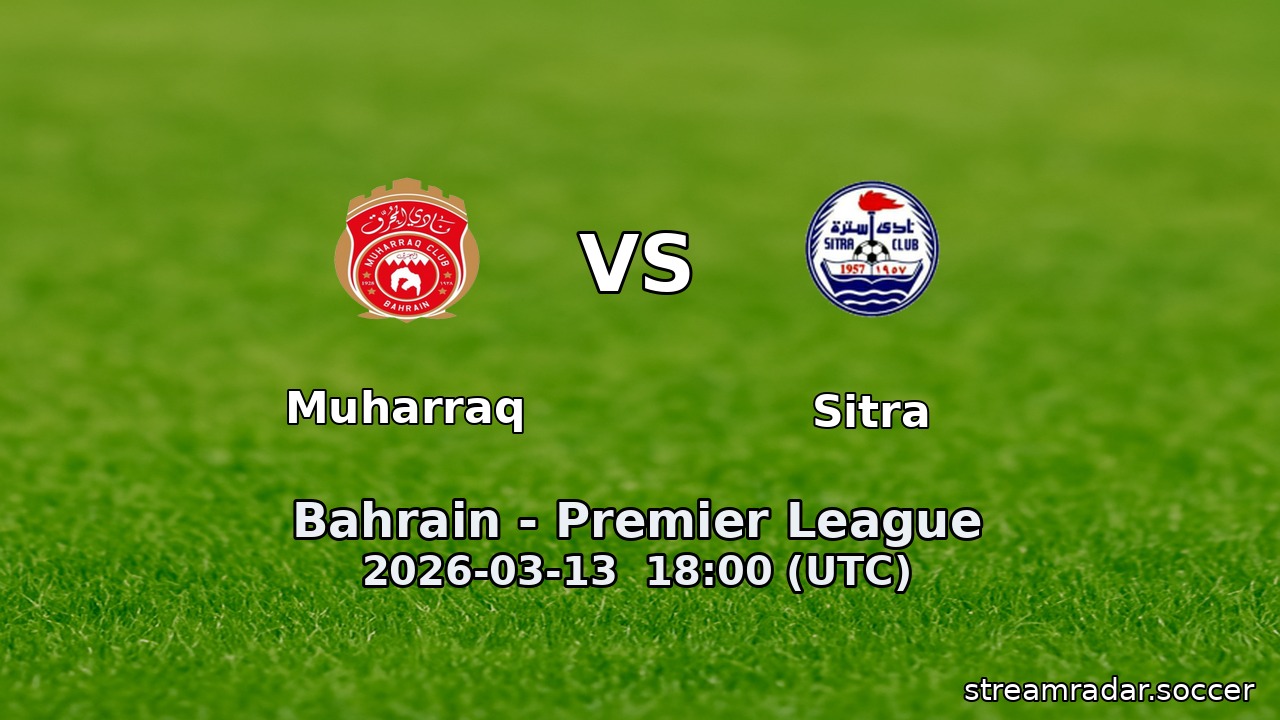 Muharraq vs Sitra