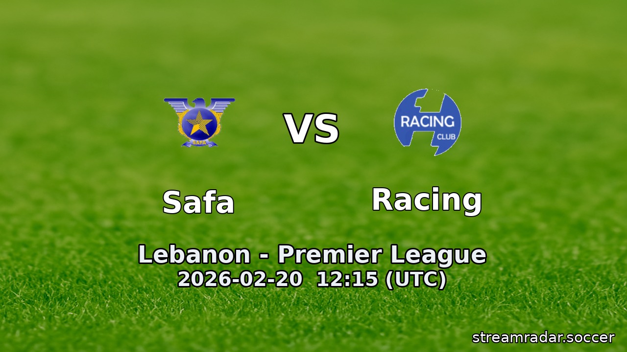 Safa vs Racing