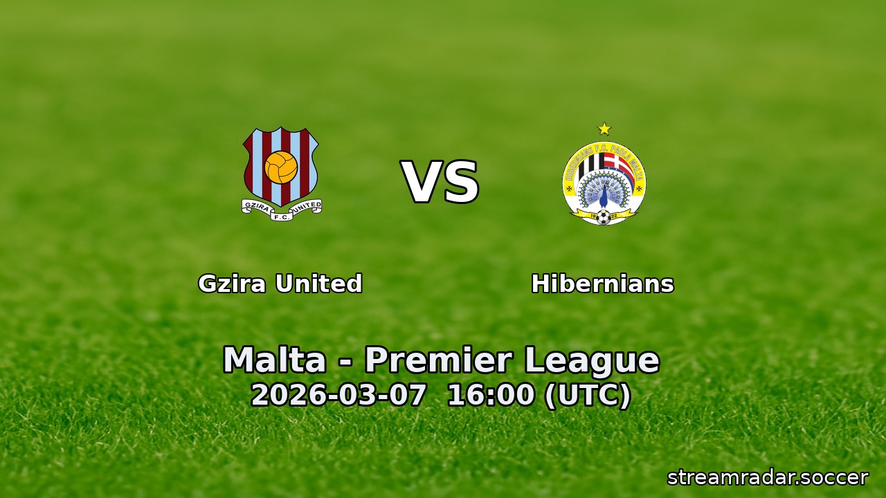 Gzira United vs Hibernians