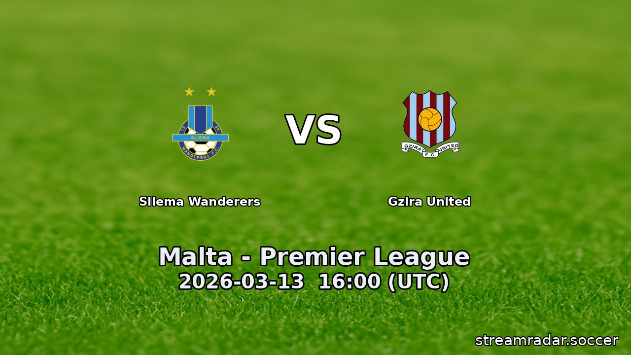 Sliema Wanderers vs Gzira United
