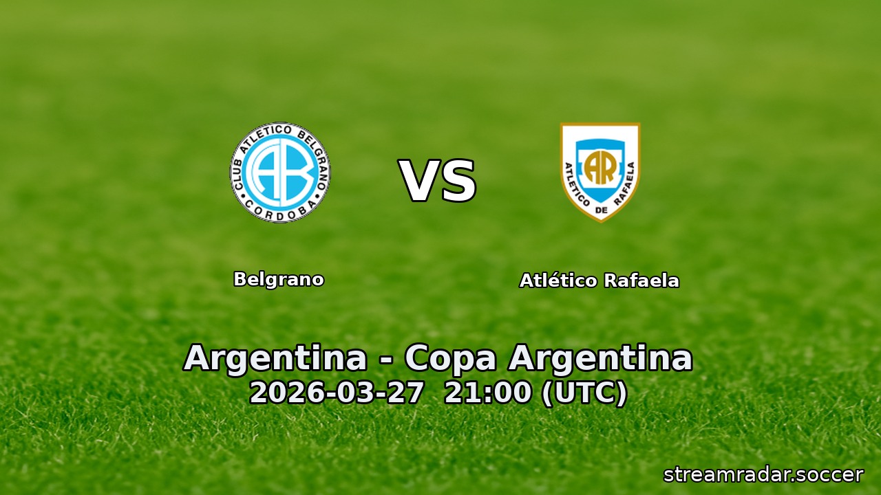 Belgrano vs Atlético Rafaela