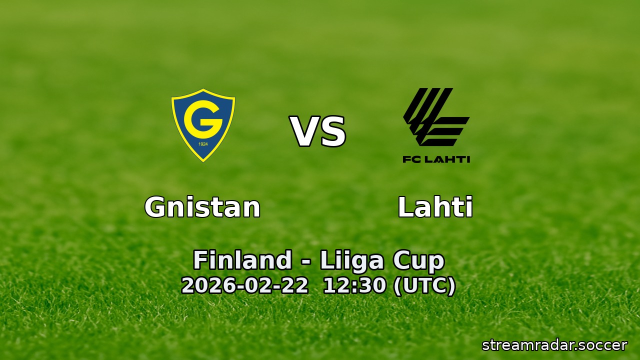 Gnistan vs Lahti