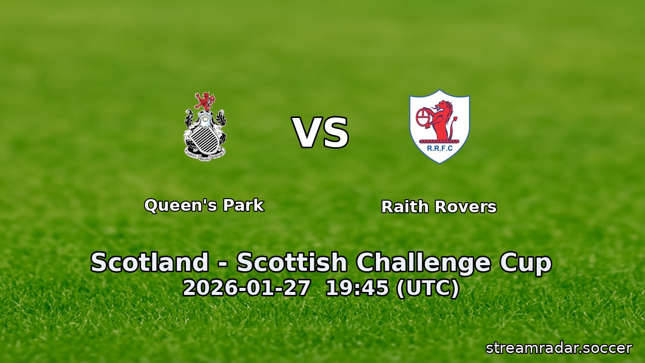 Queen's Park vs Raith Rovers