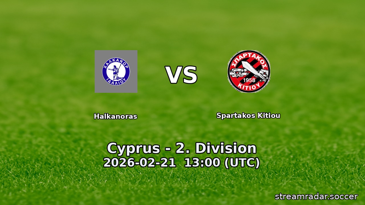 Halkanoras vs Spartakos Kitiou