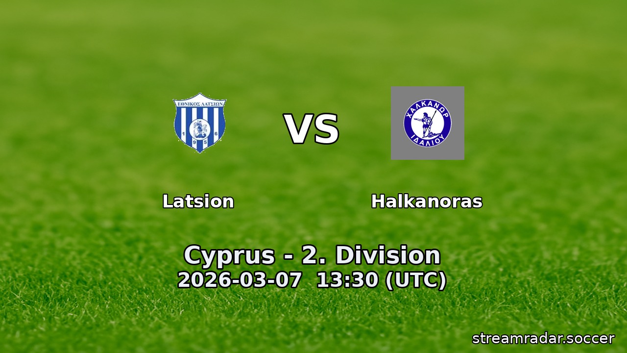 Latsion vs Halkanoras