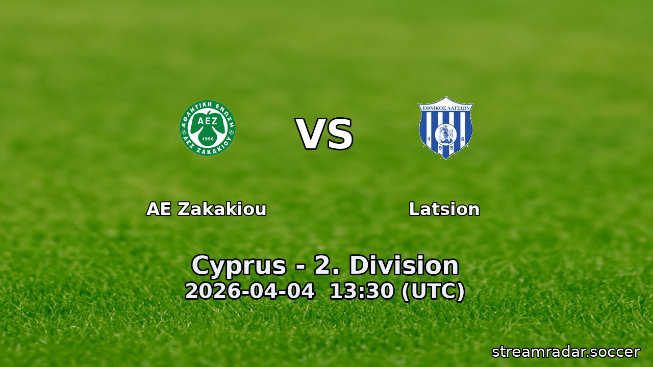 AE Zakakiou vs Latsion