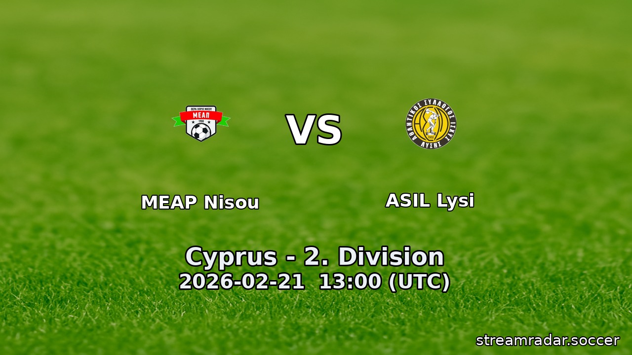 MEAP Nisou vs ASIL Lysi
