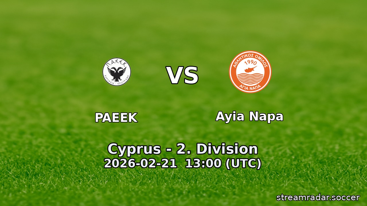 PAEEK vs Ayia Napa