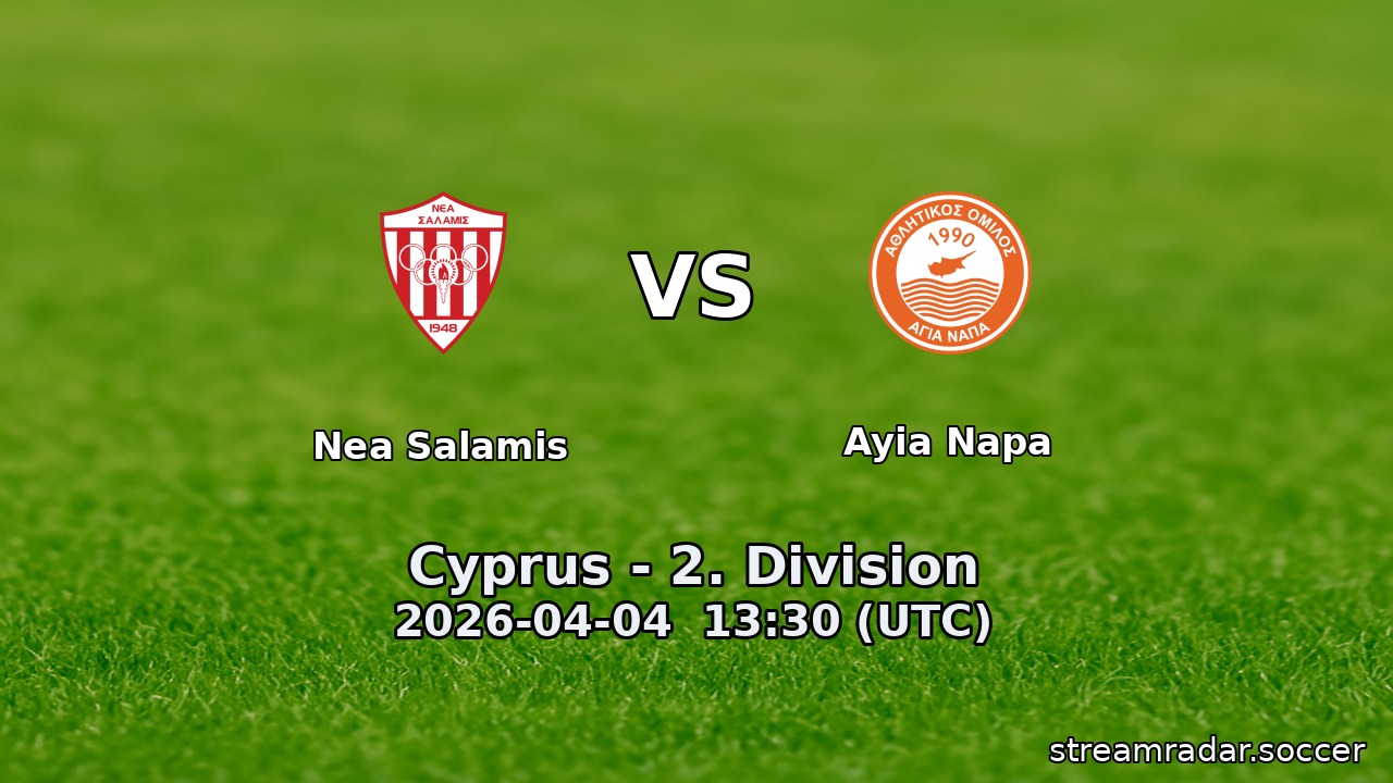 Nea Salamis vs Ayia Napa