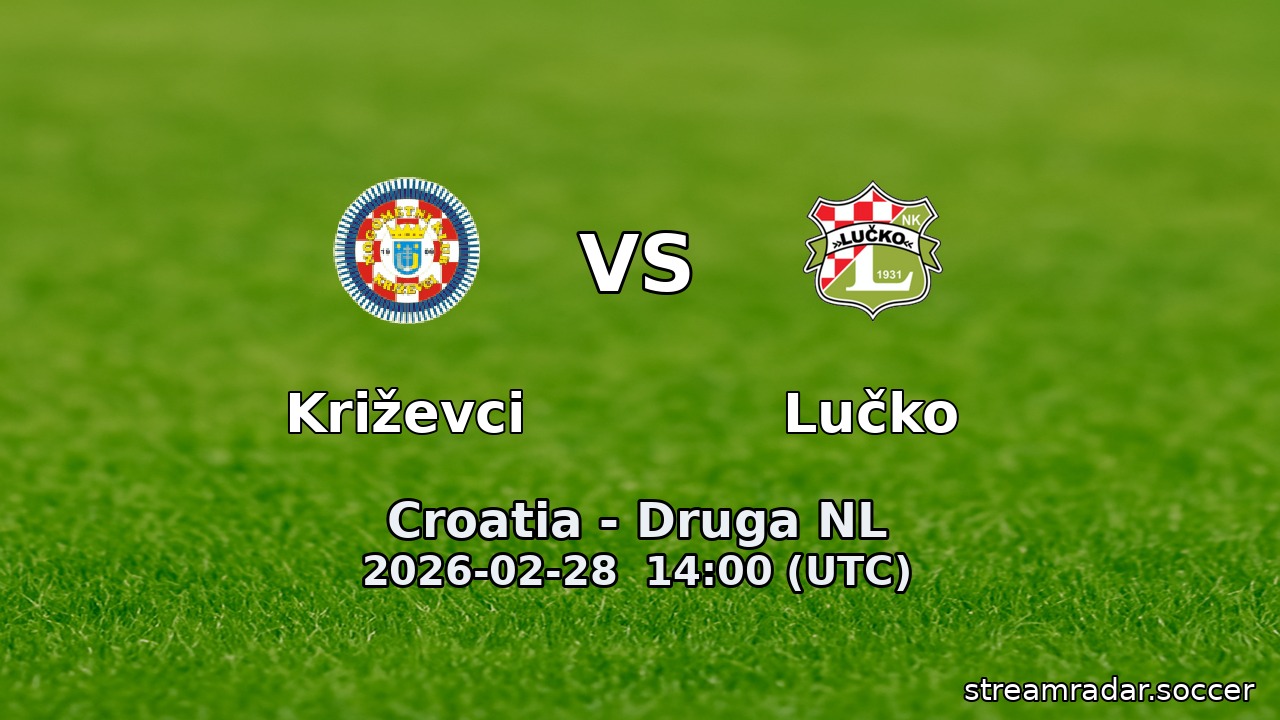 Križevci vs Lučko