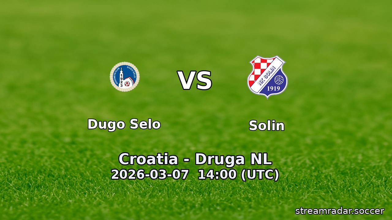 Dugo Selo vs Solin