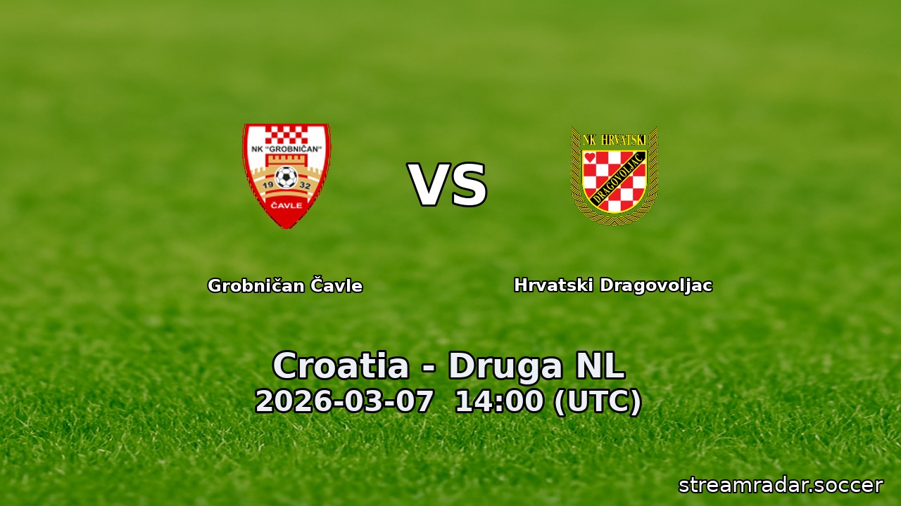 Grobničan Čavle vs Hrvatski Dragovoljac