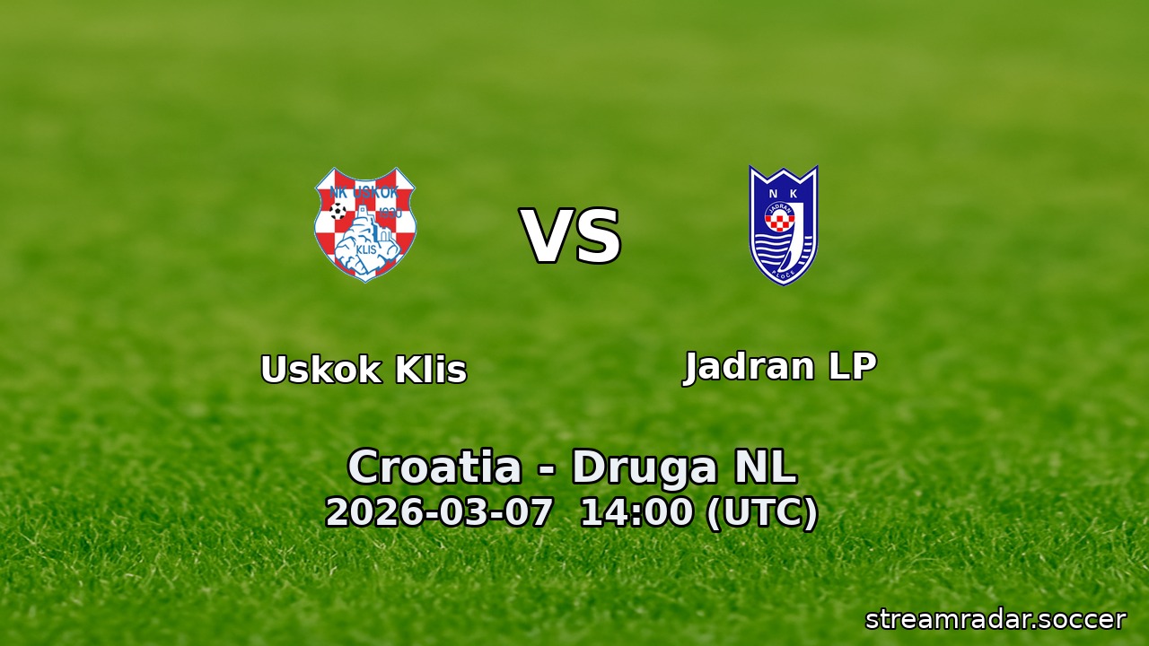 Uskok Klis vs Jadran LP