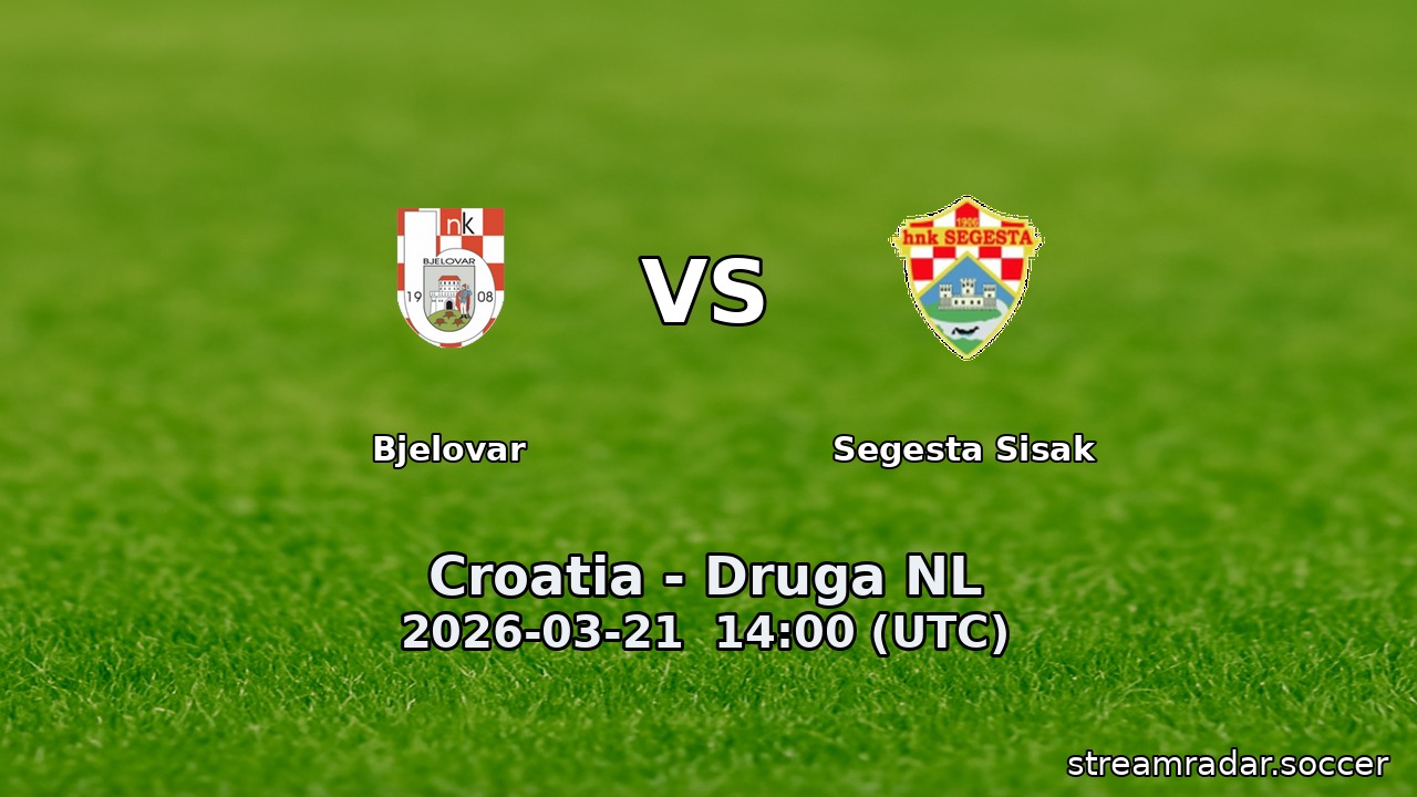 Bjelovar vs Segesta Sisak