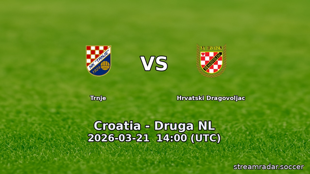 Trnje vs Hrvatski Dragovoljac
