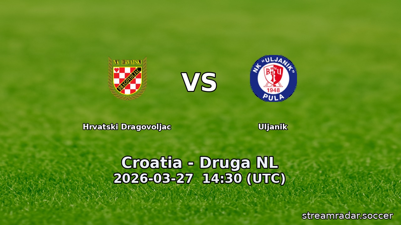 Hrvatski Dragovoljac vs Uljanik