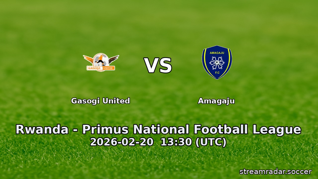 Gasogi United vs Amagaju